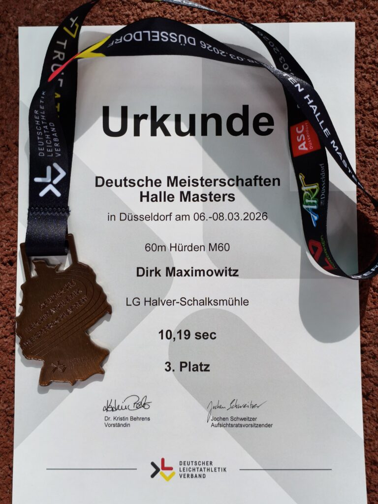DM-Bronze für Dirk Maximowitz